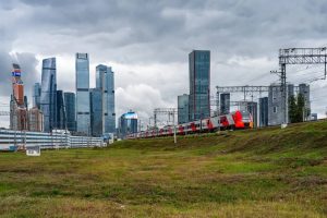 Поезда Ласточка – остановка в Москва-Сити